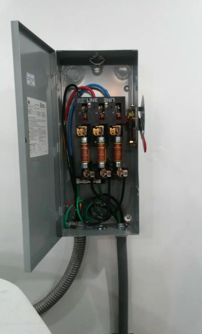 Three-phase disconnect switch installed for Electrical Wiring & Rewiring in Penns Grove