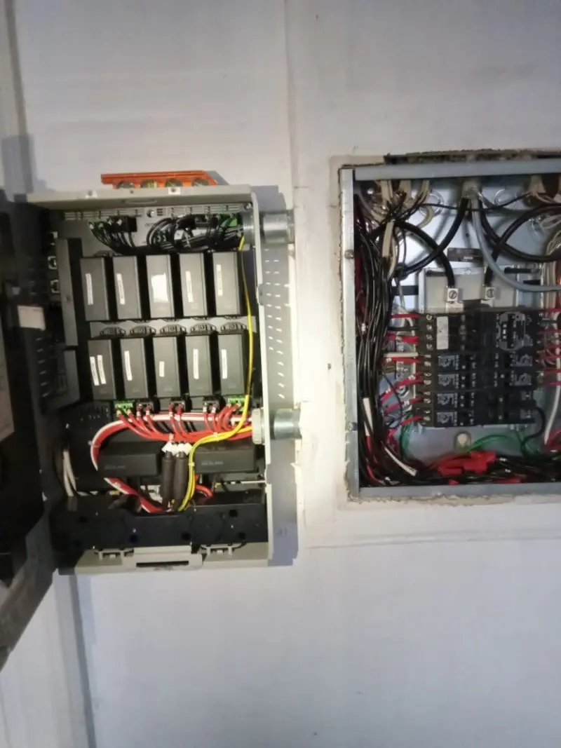Electrical panel upgrade completed for Security Camera Wiring in Penns Grove